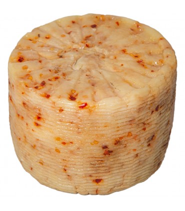 Formaggio pecorino bagnolese scamosciato al peperoncino stagionato 3 mesi