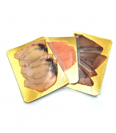 Tris di affumicati - Tonno, salmone e pesce spada