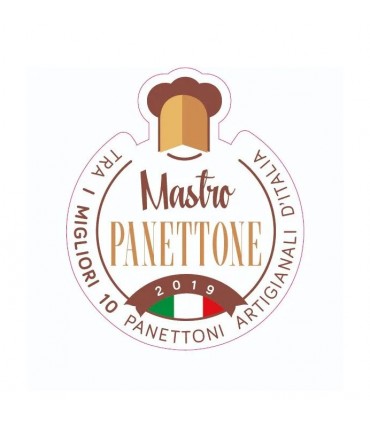 Panettone con glassa da 1 Kg di Gianfranco Nicolini, con uvetta australiana, canditi pregiati e glassa di mandorle e nocciole.