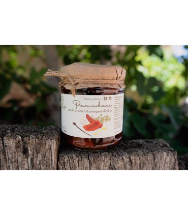 Pomodori secchi sott’olio in Evo Gentile di Larino 212 Gr