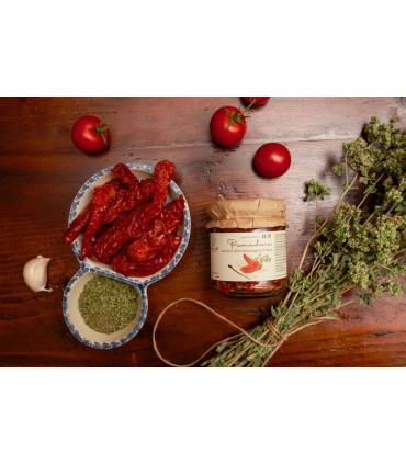 Pomodori secchi sott’olio in Evo Gentile di Larino 212 Gr