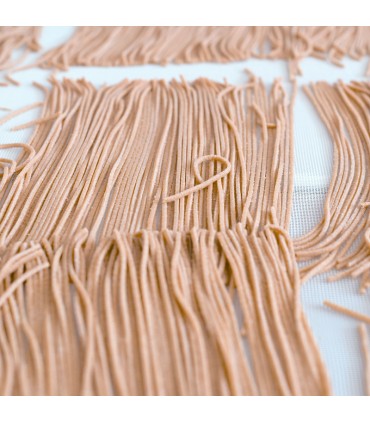 Spaghettoni all'uovo e semola di farro, Pacco di pasta da 500 Gr - 11 confezioni